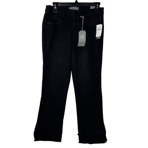 Wit & Wisdom Black Ab Solutions Kick Flare Jeans - Picture 4 of 14